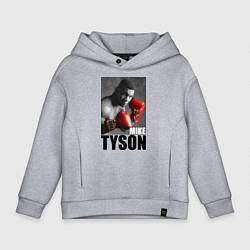 Толстовка оверсайз детская Mike Tyson, цвет: меланж