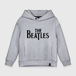 Толстовка оверсайз детская The Beatles, цвет: меланж