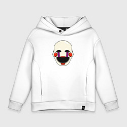 Толстовка оверсайз детская Puppet FNAF Марионетка, цвет: белый