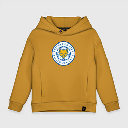 Толстовка оверсайз детская Leicester City FC, цвет: горчичный