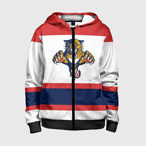 Детская толстовка на молнии Florida Panthers / 3D-Черный – фото 1