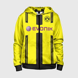 Толстовка на молнии детская BVB: Marco Reus, цвет: 3D-черный