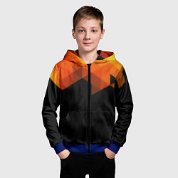 Толстовка на молнии детская Trianse, цвет: 3D-синий — фото 2