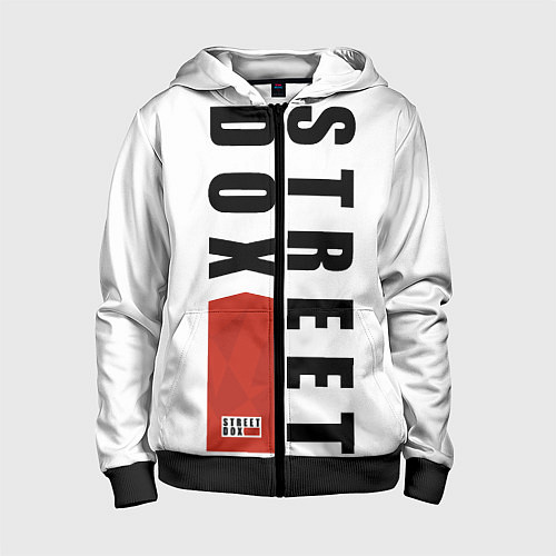 Детская толстовка на молнии STREET DOX Logo / 3D-Черный – фото 1