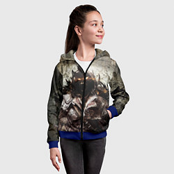 Толстовка на молнии детская Disturbed: Madness, цвет: 3D-синий — фото 2