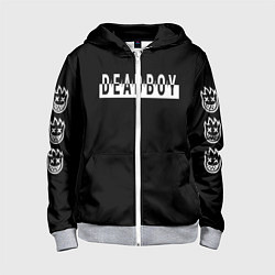 Толстовка на молнии детская DeadBoy, цвет: 3D-меланж