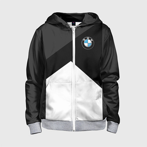 Детская толстовка на молнии BMW 2018 SportWear 3 / 3D-Меланж – фото 1