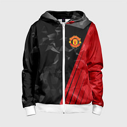 Детская толстовка на молнии FC Manchester United: Abstract