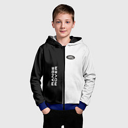 Толстовка на молнии детская Land Rover: Range Rover, цвет: 3D-синий — фото 2