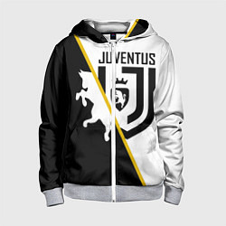 Толстовка на молнии детская FC Juventus: Football Point, цвет: 3D-меланж