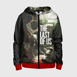 Толстовка на молнии детская The Last of Us: Guitar Music, цвет: 3D-красный