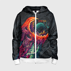 Детская толстовка на молнии CS:GO Hyper Beast Original