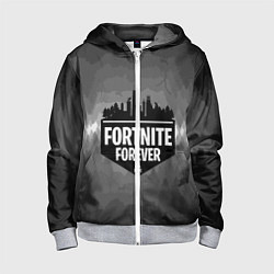 Толстовка на молнии детская FORTNITE FOREVER, цвет: 3D-меланж