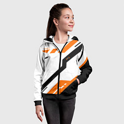 Толстовка на молнии детская CS:GO Asiimov Light, цвет: 3D-черный — фото 2