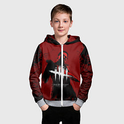 Толстовка на молнии детская Dead by Daylight, цвет: 3D-меланж — фото 2