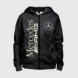 Детская толстовка на молнии Mercedes AMG: Black Edition