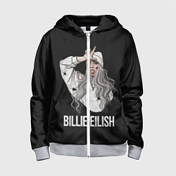 Детская толстовка на молнии BILLIE EILISH