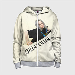 Толстовка на молнии детская BILLIE EILISH, цвет: 3D-меланж