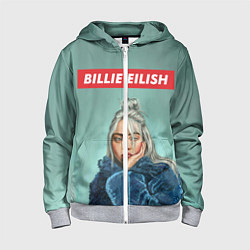 Детская толстовка на молнии Billie Eilish