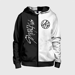 Толстовка на молнии детская Stray Kids, цвет: 3D-черный