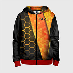 Детская толстовка на молнии Mass Effect N7