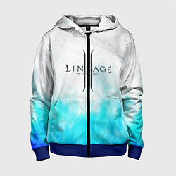 Толстовка на молнии детская LINEAGE 2, цвет: 3D-синий