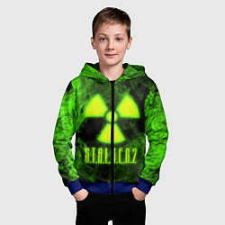 Толстовка на молнии детская STALKER 2, цвет: 3D-синий — фото 2