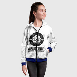 Толстовка на молнии детская PORTAL, цвет: 3D-синий — фото 2