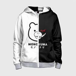 Детская толстовка на молнии Monokuma