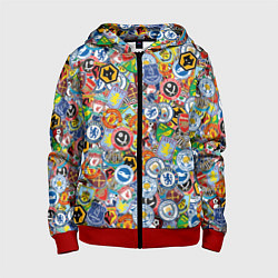 Детская толстовка на молнии Английская Премьер Лига