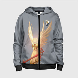 Толстовка на молнии детская Heroes of Might and Magic, цвет: 3D-черный