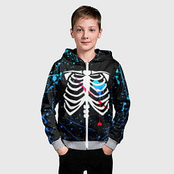 Толстовка на молнии детская UNDERTALE, цвет: 3D-меланж — фото 2
