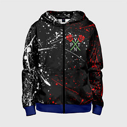 Толстовка на молнии детская Payton Moormeier: TikTok, цвет: 3D-синий