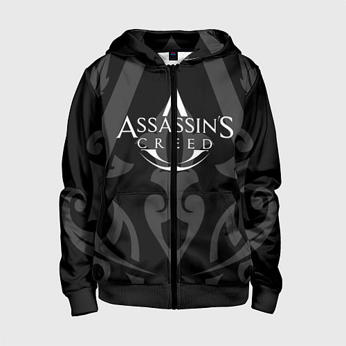 Детская толстовка на молнии Assassin’s Creed / 3D-Черный – фото 1