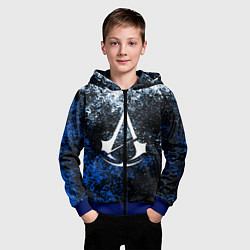 Толстовка на молнии детская ASSASSINS CREED, цвет: 3D-синий — фото 2