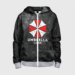 Толстовка на молнии детская UMBRELLA CORP, цвет: 3D-меланж