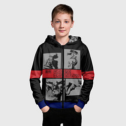 Толстовка на молнии детская Cowboy Bebop anime, цвет: 3D-синий — фото 2