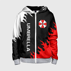 Толстовка на молнии детская UMBRELLA CORP, цвет: 3D-меланж