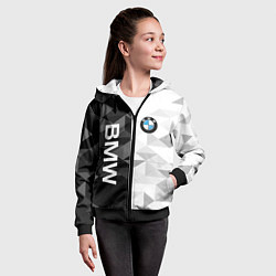 Толстовка на молнии детская BMW, цвет: 3D-черный — фото 2