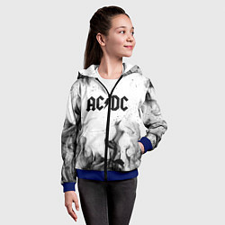 Толстовка на молнии детская ACDC, цвет: 3D-синий — фото 2