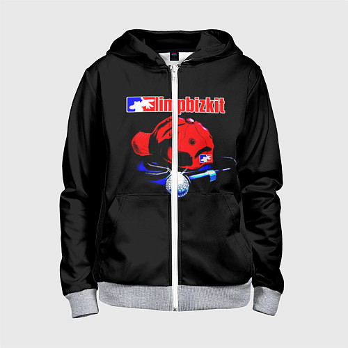 Детская толстовка на молнии LIMP BIZKIT / 3D-Меланж – фото 1