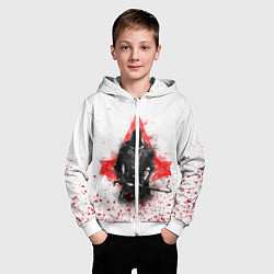 Толстовка на молнии детская ASSASSINS CREED, цвет: 3D-белый — фото 2