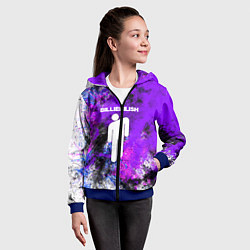Толстовка на молнии детская BILLIE ELLISH, цвет: 3D-синий — фото 2