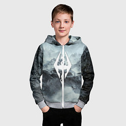 Толстовка на молнии детская THE ELDER SCROLLS, цвет: 3D-меланж — фото 2