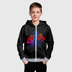 Толстовка на молнии детская Twin Peaks, цвет: 3D-меланж — фото 2