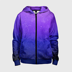 Детская толстовка на молнии Звёздное небо
