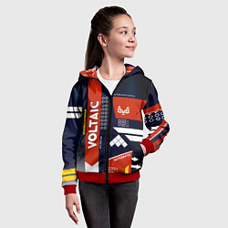 Толстовка на молнии детская Кровавый спорт, цвет: 3D-красный — фото 2