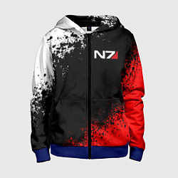 Детская толстовка на молнии MASS EFFECT N7