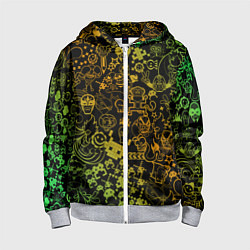 Детская толстовка на молнии Игры