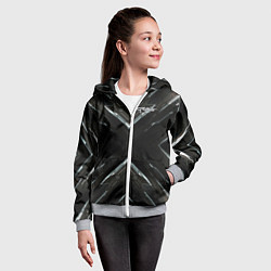 Толстовка на молнии детская Crysis, цвет: 3D-меланж — фото 2